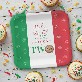 Our Little Meatball is Turning Two Birthday Party  Pappteller