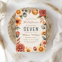 Our Little Wildflower Birthday