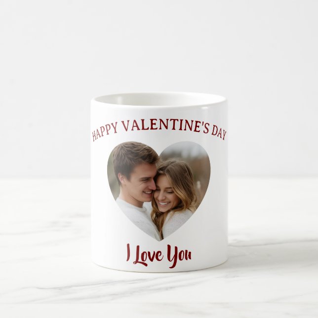 Our Love in a Mug Custom Photo Valentine’s Day (Centre)