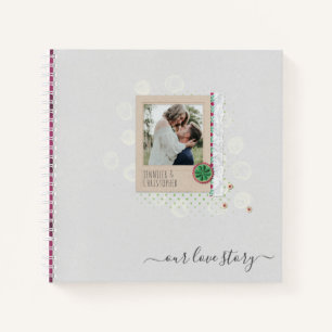 Our Love Story Photo Scrapbook Keepsaké Journal