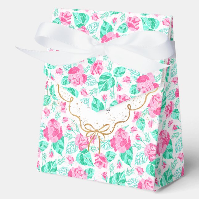 Our Lovely One Baby Shower Geschenkschachtel (Vorderseite)