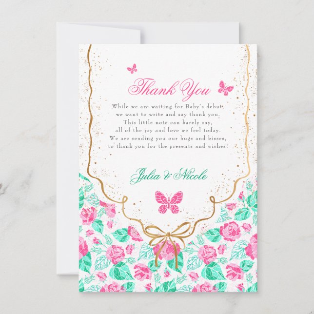 Our Lovely One Baby Shower Invitation (Devant)