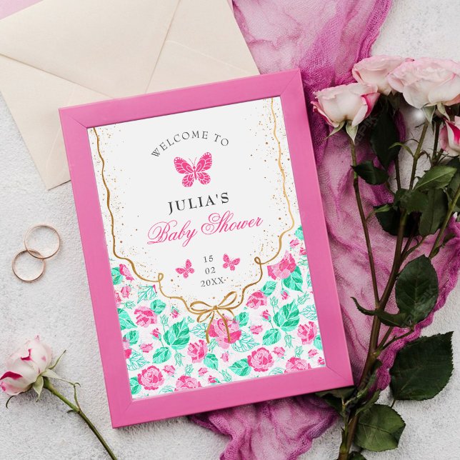 Our Lovely One Baby Shower Poster (Von Creator hochgeladen)