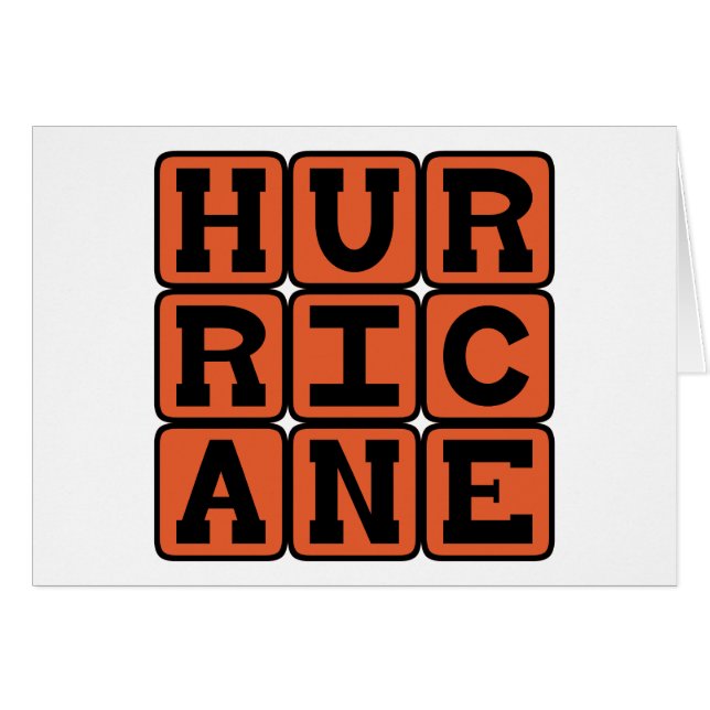 Ouragan, tempête océanique (Devant horizontal)
