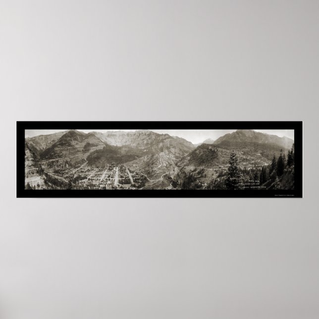 Ouray, CO Foto 1910 Poster (Vorne)