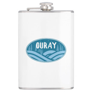 Ouray Colorado Außenbereich Flachmann