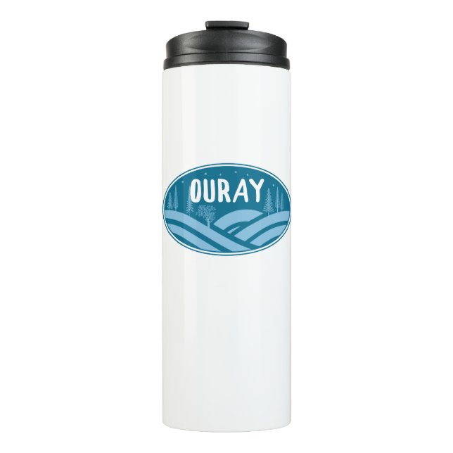 Ouray Colorado Außenbereich Thermosbecher (Vorderseite)