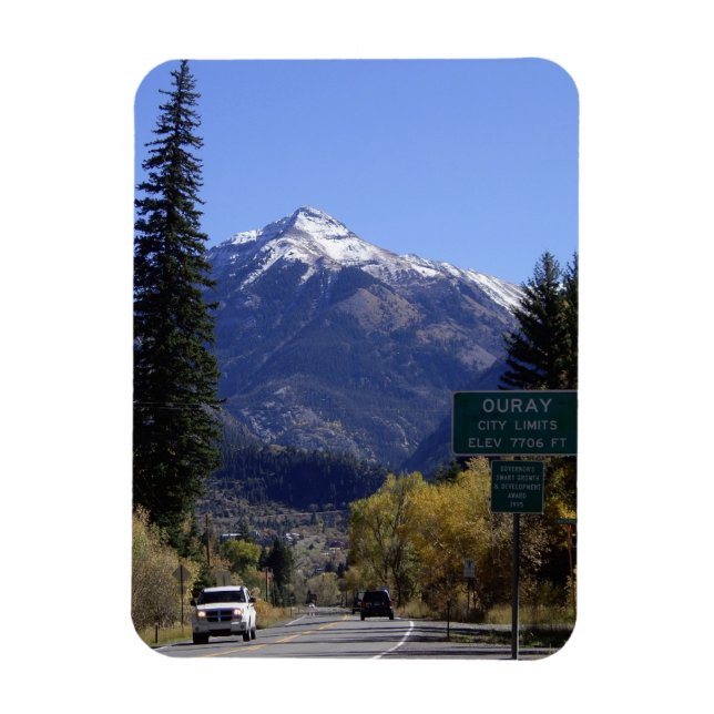 Ouray, Colorado City Limits Zeichen Magnet (Vertikal)