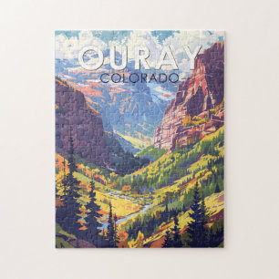 Ouray Colorado Reise Kunst Vintage