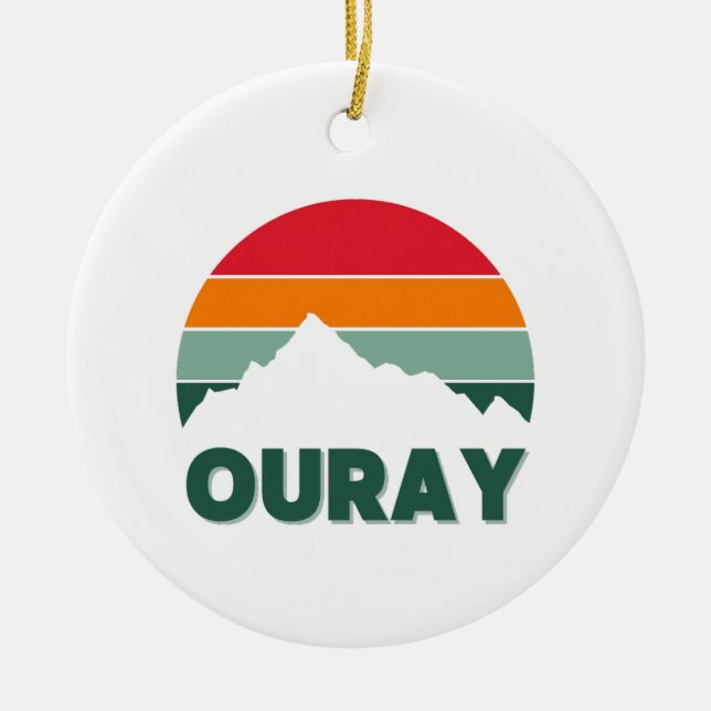 OURAY KERAMIK ORNAMENT (Vorne)