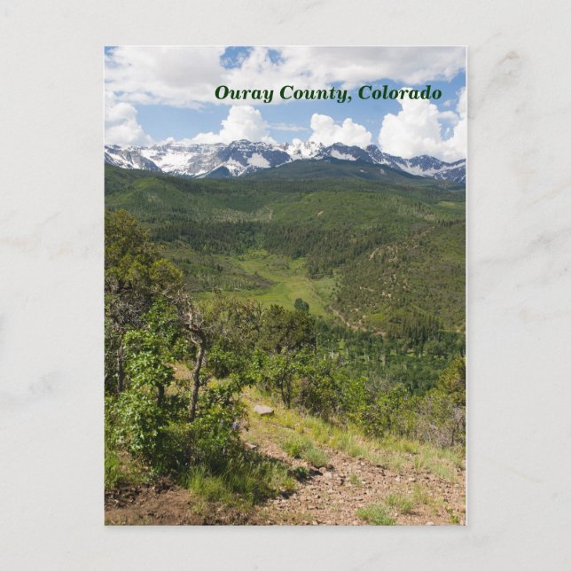 Ouray Landkreis, Colorado Postkarte (Vorderseite)