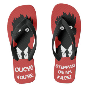 Ourch! Sie treten auf mein Gesicht! Flip Flops