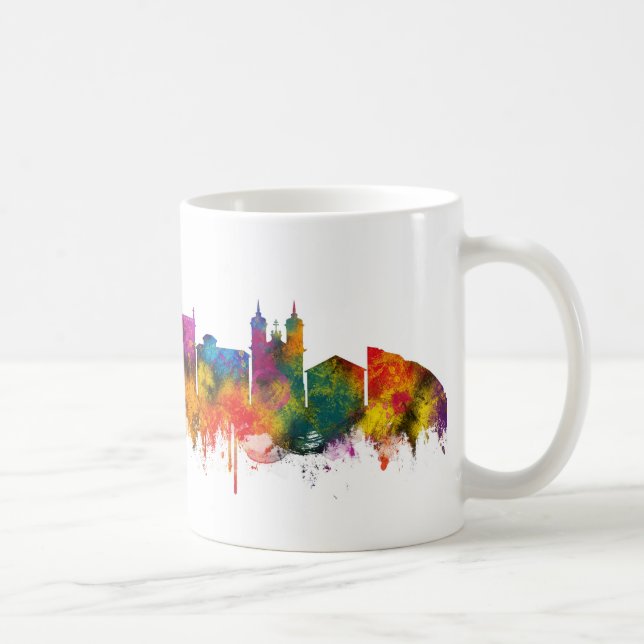 Ouro Preto Brasilien Skyline Kaffeetasse (Rechts)
