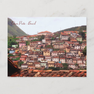 Ouro Preto, Minas Gerais, Brasilien Postkarte