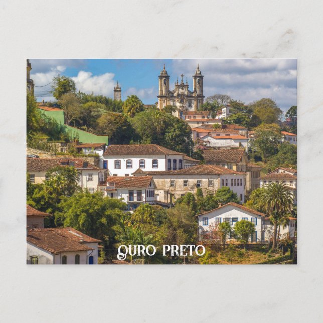 Ouro Preto, Minas Gerais, Brasilien Postkarte (Vorderseite)