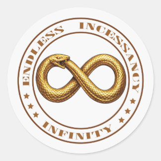 Ouroboros Runder Aufkleber