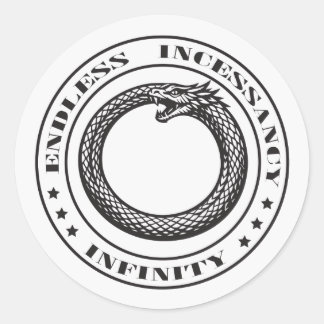 Ouroboros Runder Aufkleber