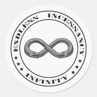 Ouroboros Runder Aufkleber