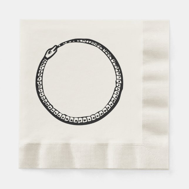 Ouroboros Serviette (Vorderseite)