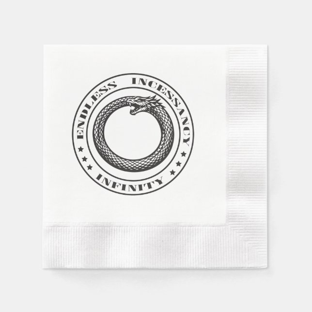 Ouroboros Serviette (Vorderseite)