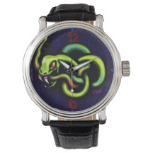Ouroboros Snake Tattoo Art eWatch
