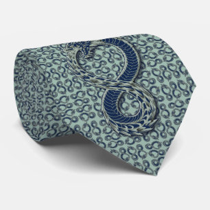 Ouroboros über Opal Neck Tie Krawatte