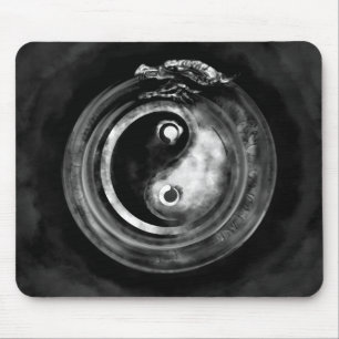 Ouroboros Yin - Yang Mousepad