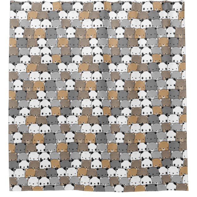 Ours adorable Douche rideau (Devant)