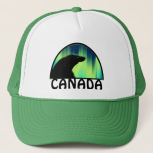 Ours Art Casquettes Aurora Art autochtone Ours Cas