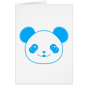 Ours bleu Kawaii Panda