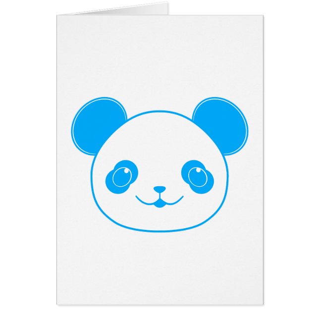 Ours bleu Kawaii Panda (Devant)