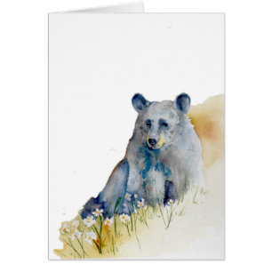 Ours bleu songeur