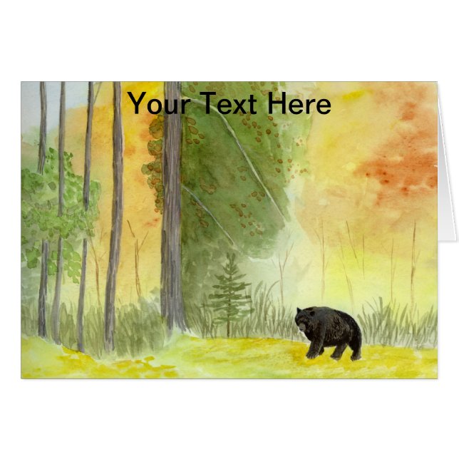 Ours d'automne (Devant horizontal)