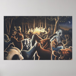 Ours de danse Imprimantes d'art Ours Affiches d'ar