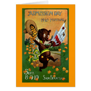 Ours de festival de jour d'admission de la