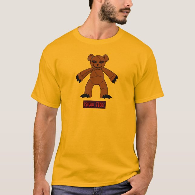 OURS DE NOUNOURS PSYCHOPATHE DE T-SHIRT DE (Devant)