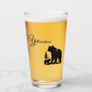 Ours de Pierre-Yellowstone en verre