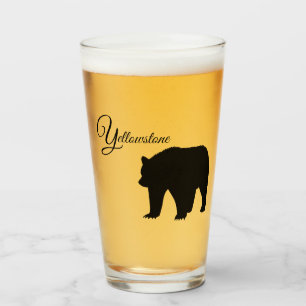 Ours de Pierre-Yellowstone en verre