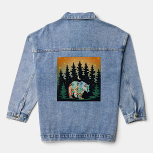 Ours de style amérindien à Woods Denim Veste