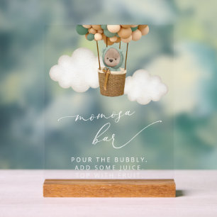 Ours En Conflit, Ballons Verts, Bar Momosa Baby sh