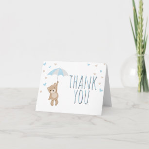 Ours en peluche Carte de remerciements Boy Boy Par