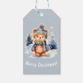 Ours en peluche dans la forêt, personnalisé geschenkanhänger