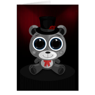 Ours en peluche - Gris élégant