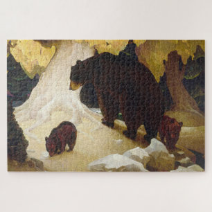 Ours et oursons puzzle de 1014 pièces