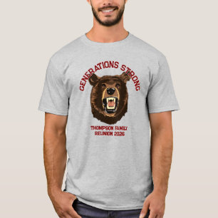 Ours « Générations Fortes » T-shirt de réunion de