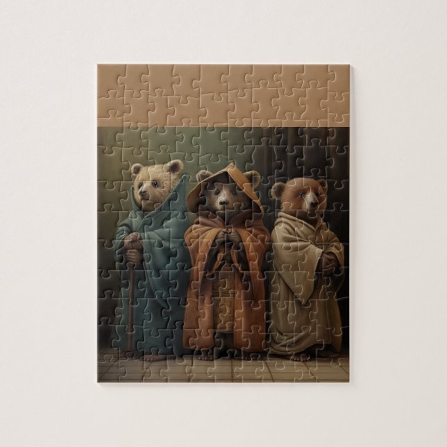 Ours habillés en Robes Jigsaw Puzzle (Vertical)