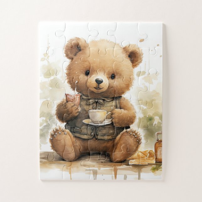 Ours Hugs ; Le Puzzle parfait pour les enfants (Vertical)