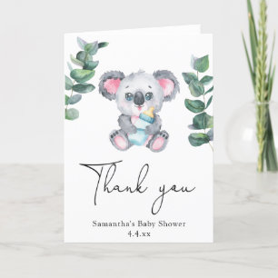 Ours koala merci baby shower