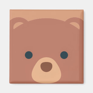 Ours mignon et Brown Magnet