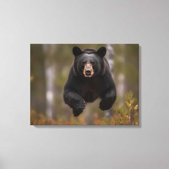 Ours noir en toile de mur Art-Yellowstone (Recto)